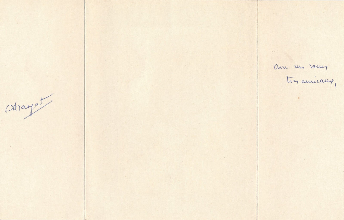 André MARGAT peintre lithographie 1961 La bonne carte envoi autographe