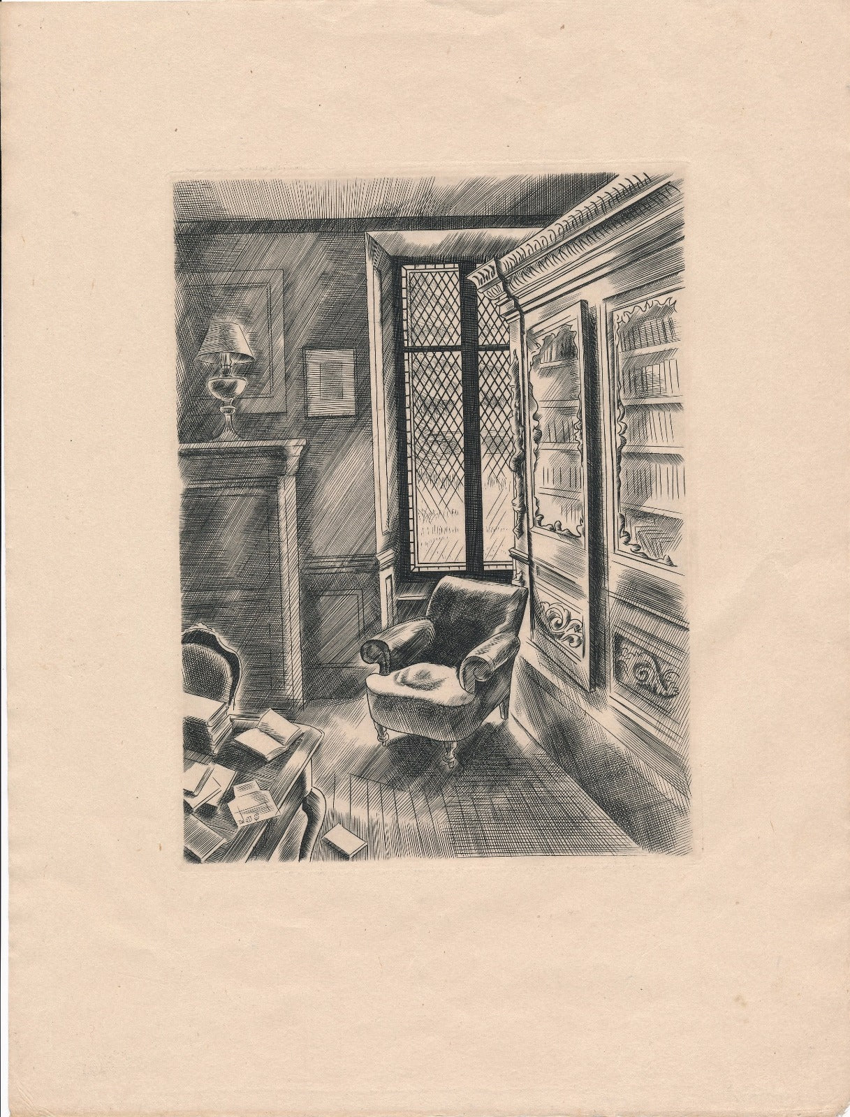 Gravure Louis-Joseph SOULAS (1905-1954), graveur, buriniste