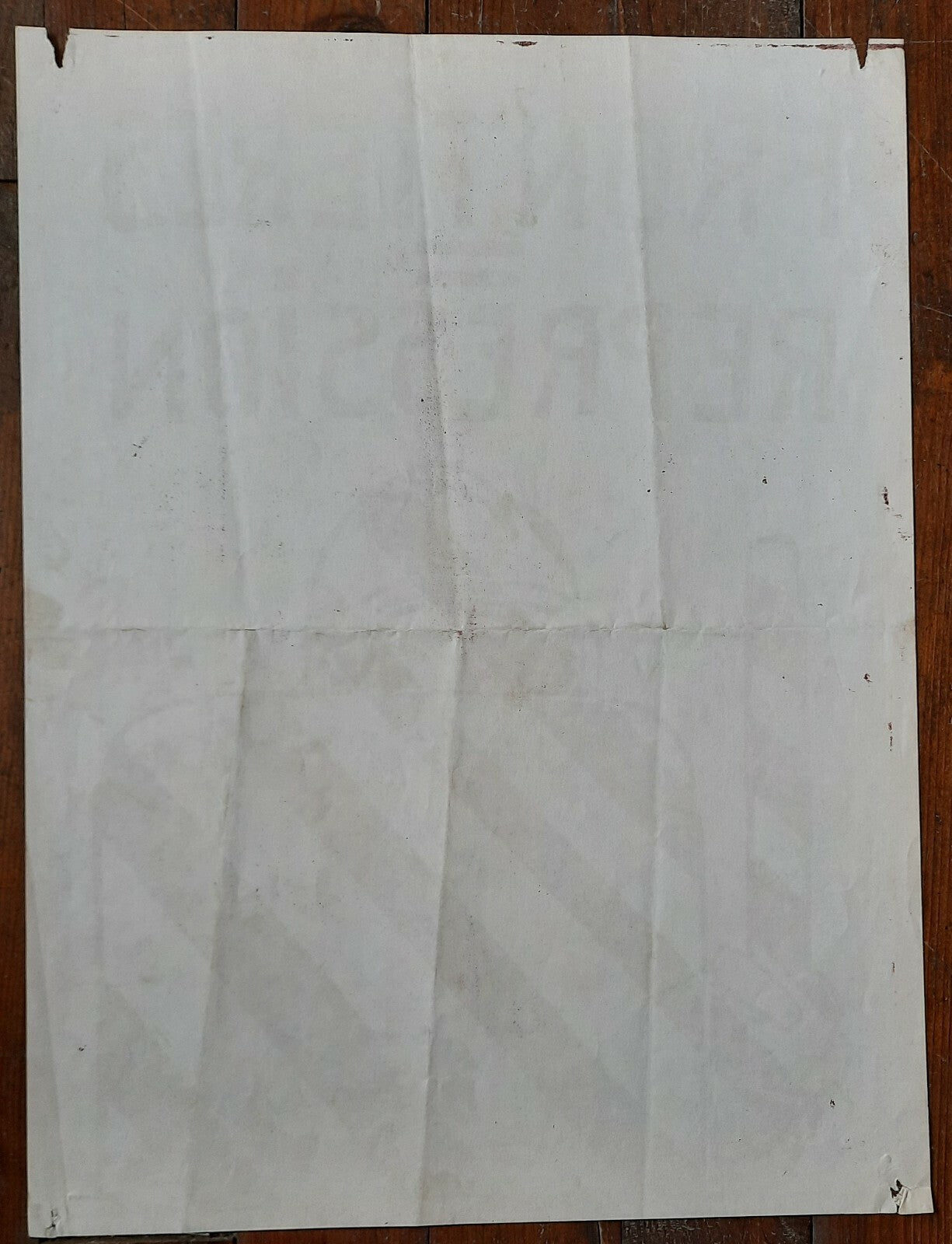 Affiche Mai 1968 « Frontières = répression » sérigraphie pochoir