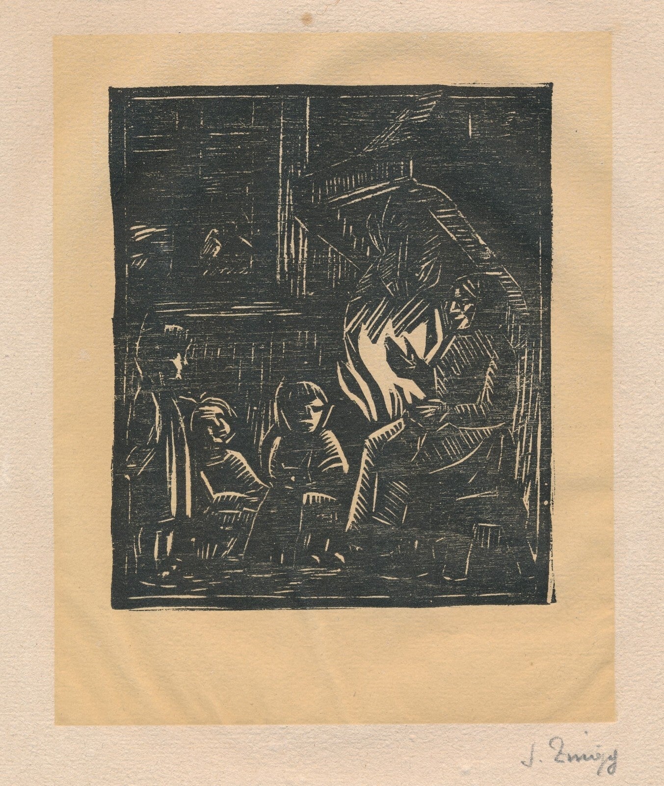 Jules Émile ZINGG graveur 12 gravures bois Léon-martin Louis Tuvache tragédie