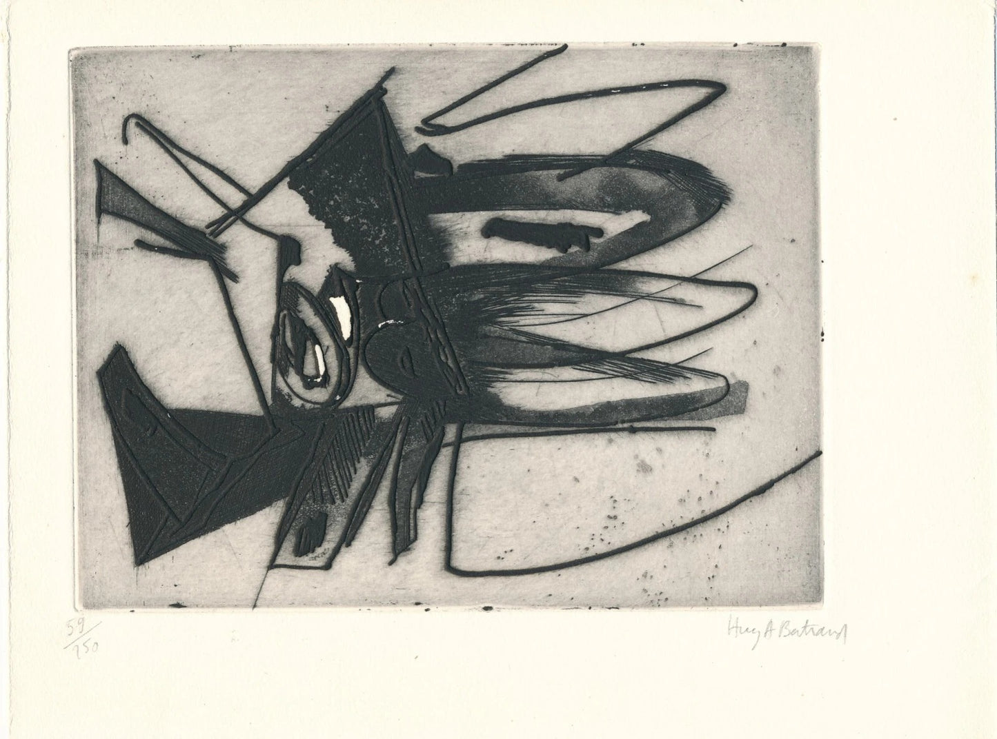 Huguette ARTHUR BERTRAND gravure signée numérotée