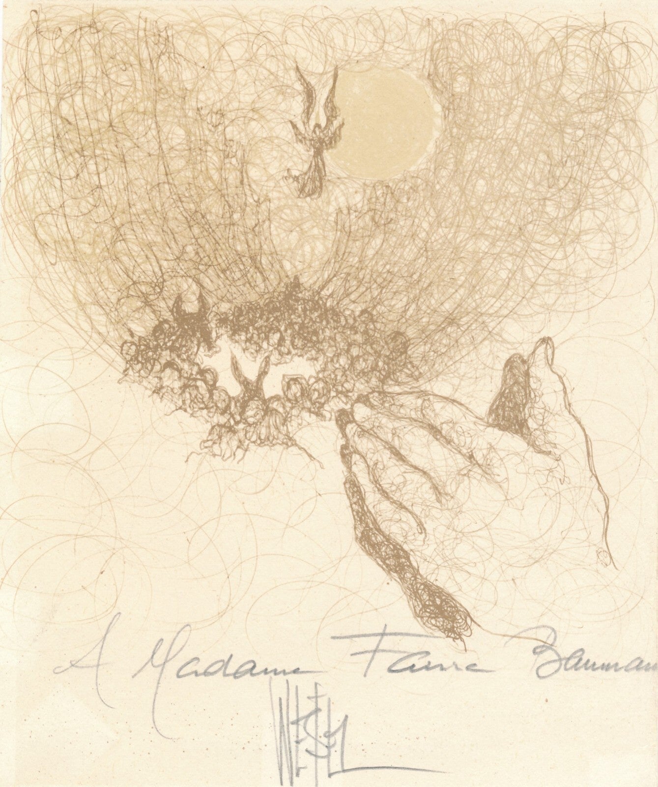 Marguerite STEINLEN 2 lithographies signées religion