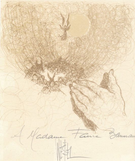 Marguerite STEINLEN 2 lithographies signées religion