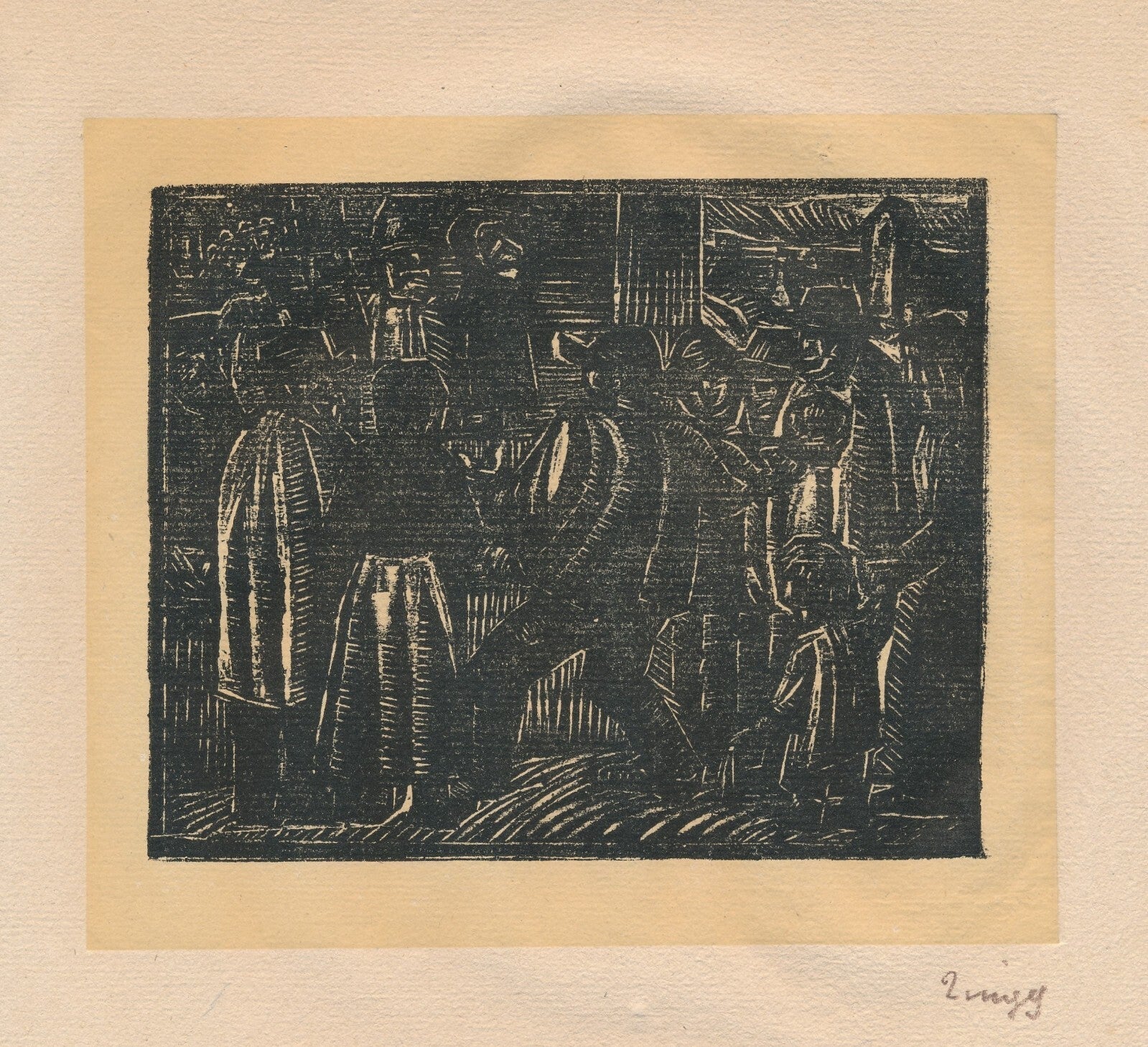 Jules Émile ZINGG graveur 12 gravures bois Léon-martin Louis‎ Tuvache tragédie