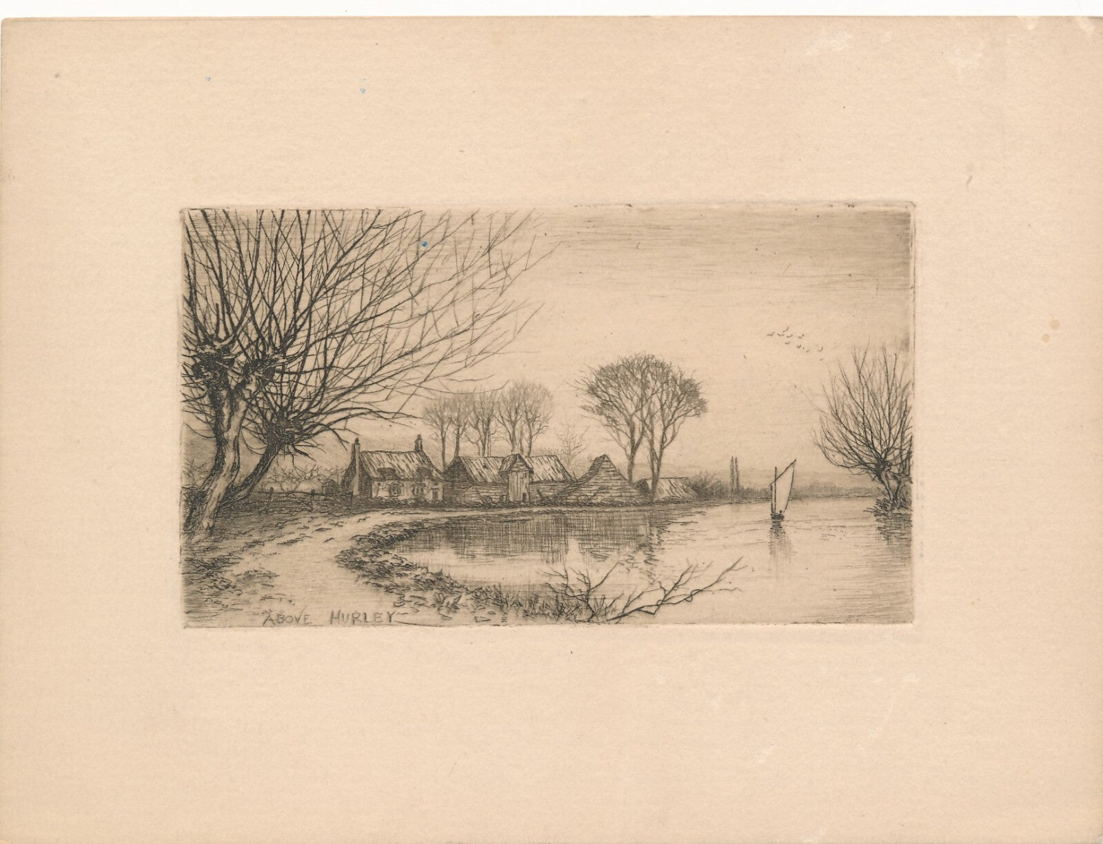 Wilfred Williams BALL 5 petites gravues estampes signées dans la planche