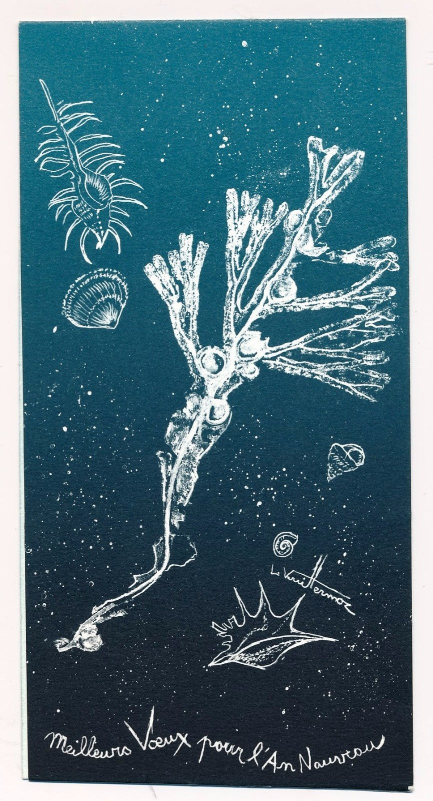 Louis Vuillermoz lithographie carte envoi lettre autographe signée peintre art