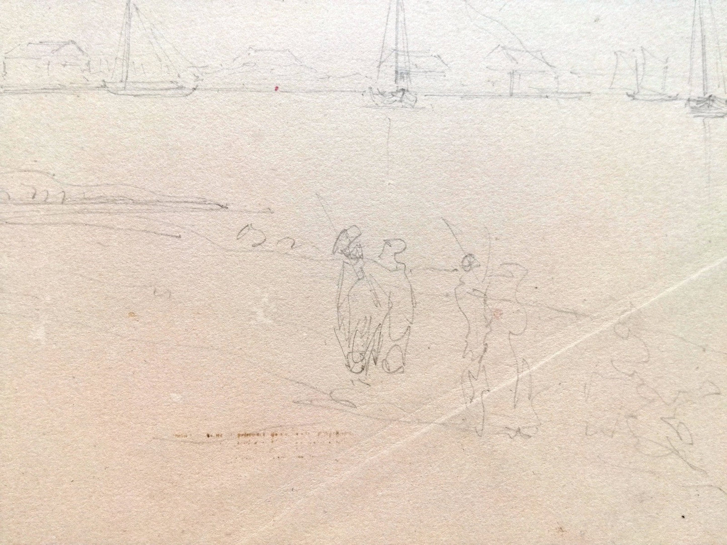 Aden Yemen port, marine baie, dessin anonyme 1854 dessin n° 2