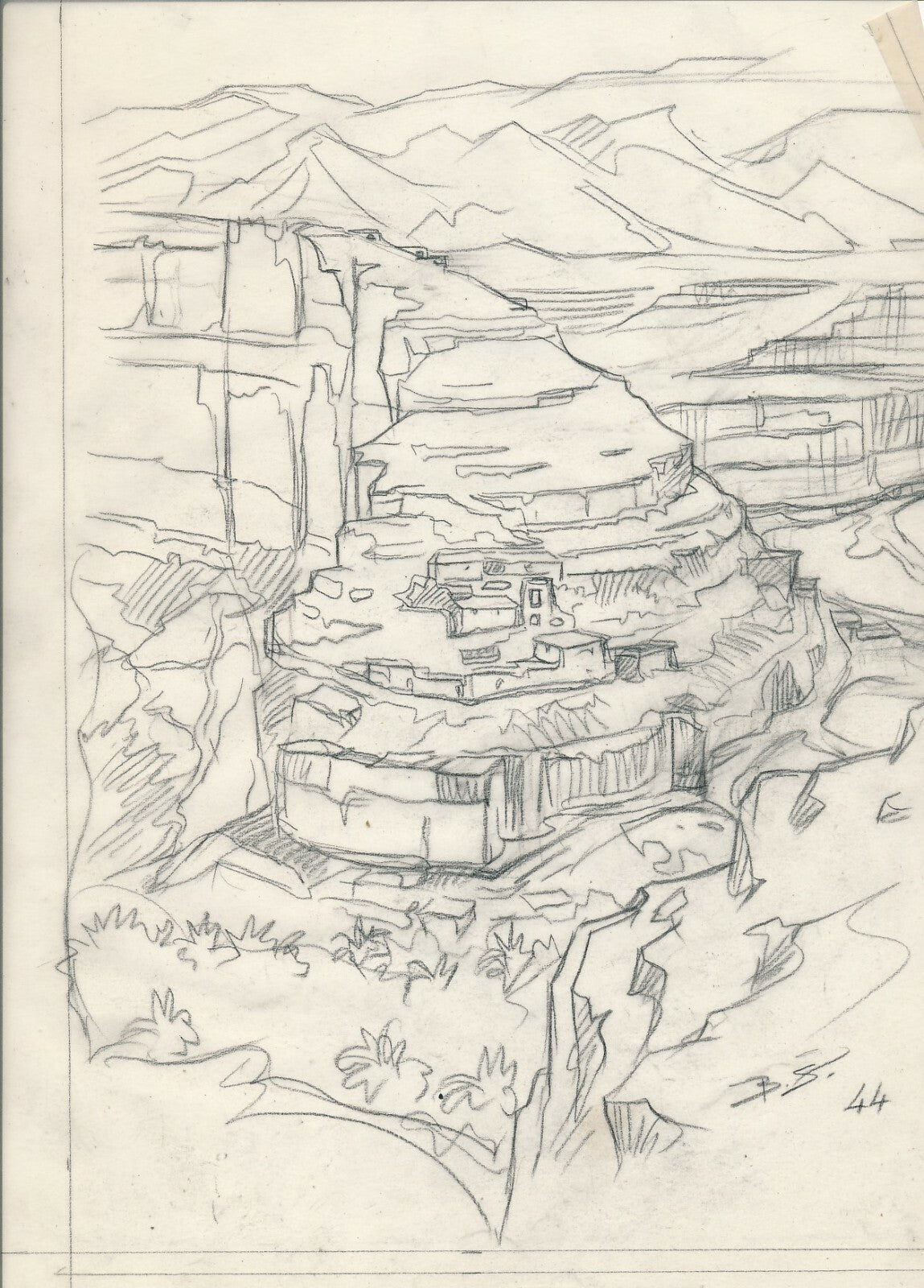 ALGÉRIE L'AURÈS BENJAMIN SARRAILLON Voyage à Rouffi photos négatifs dessins