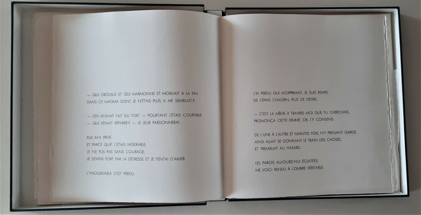 Geneviève ASSE André FRENAUD livre Haeres 8 gravures poèmes 1977