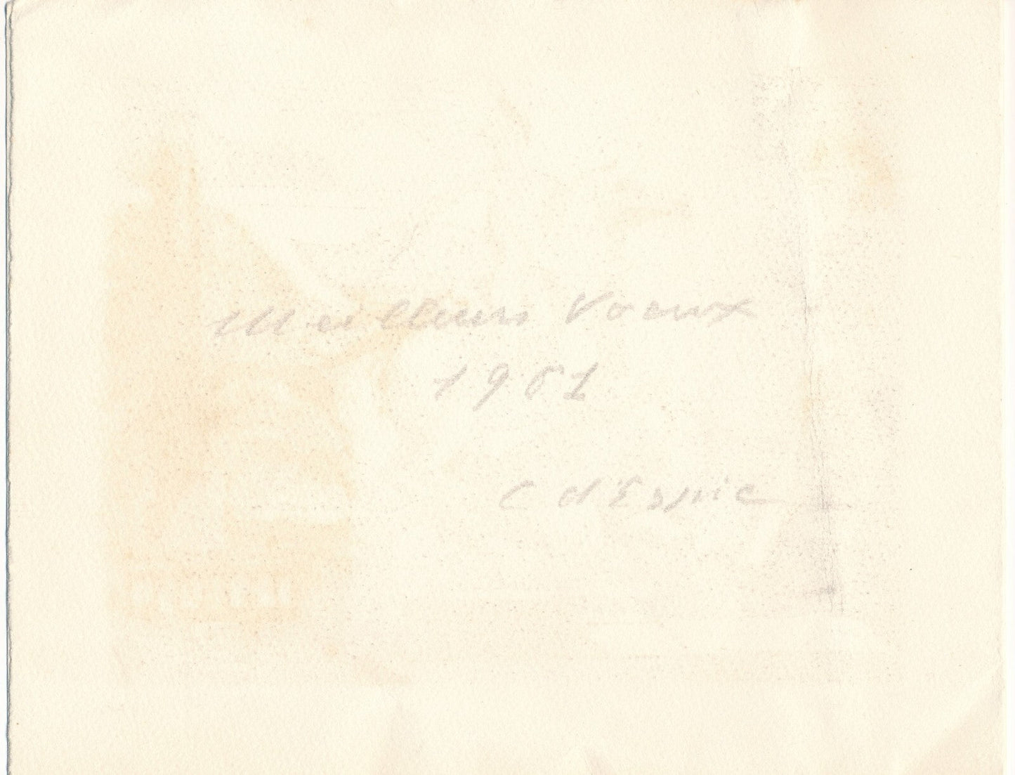 Christian d’ESPIC gravure originale signée numérotée + envoi autographe