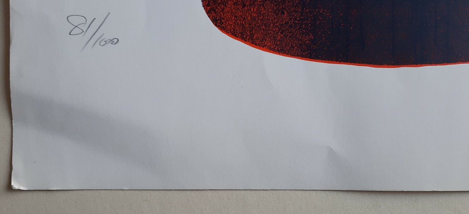 Gudmundur ERRO Sérigraphie signée et numérotée 81/100. Datée : 1971