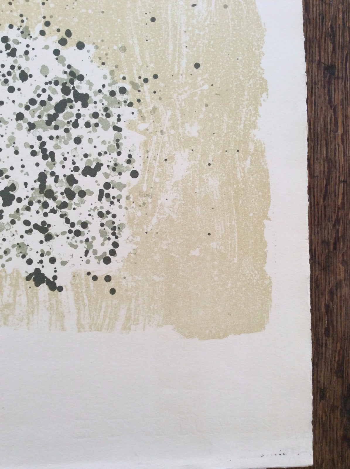 lithographie originale René Allio cinéma art abstrait fin années 50