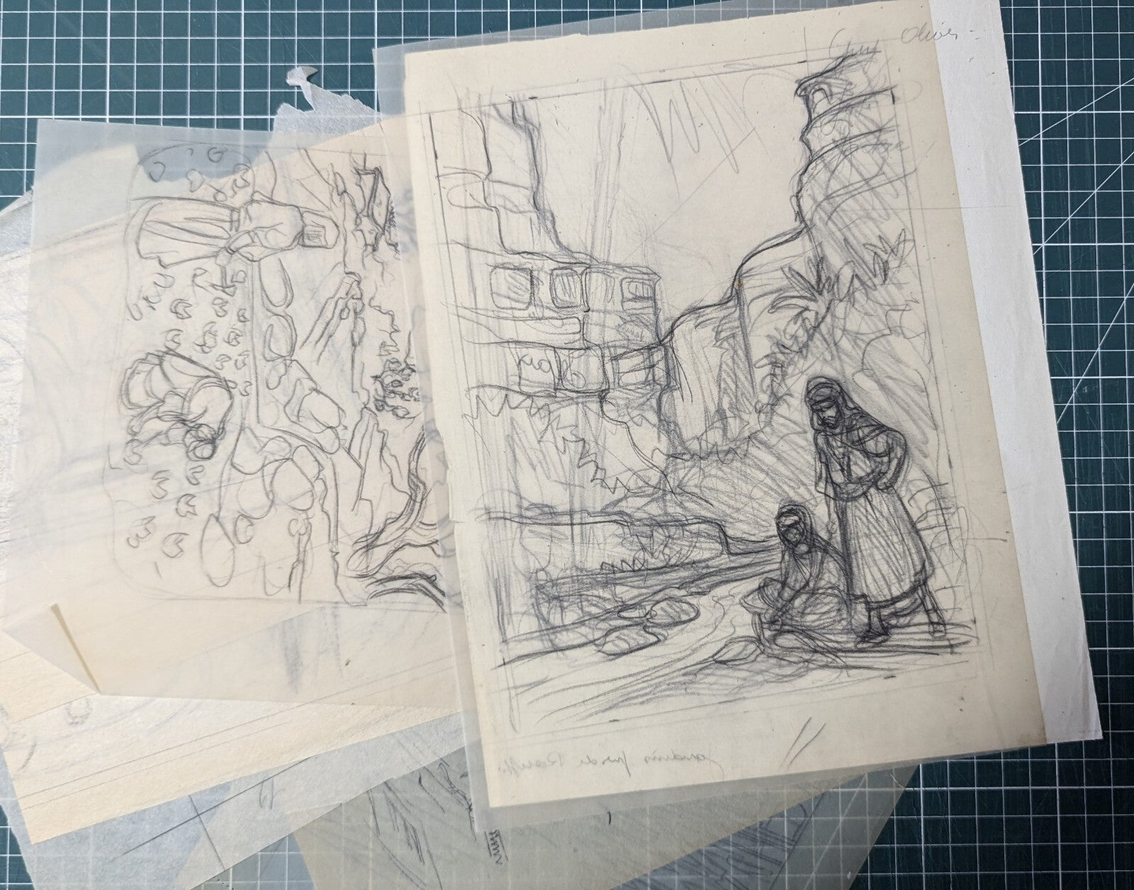 ALGÉRIE L'AURÈS BENJAMIN SARRAILLON Voyage à Rouffi photos négatifs dessins