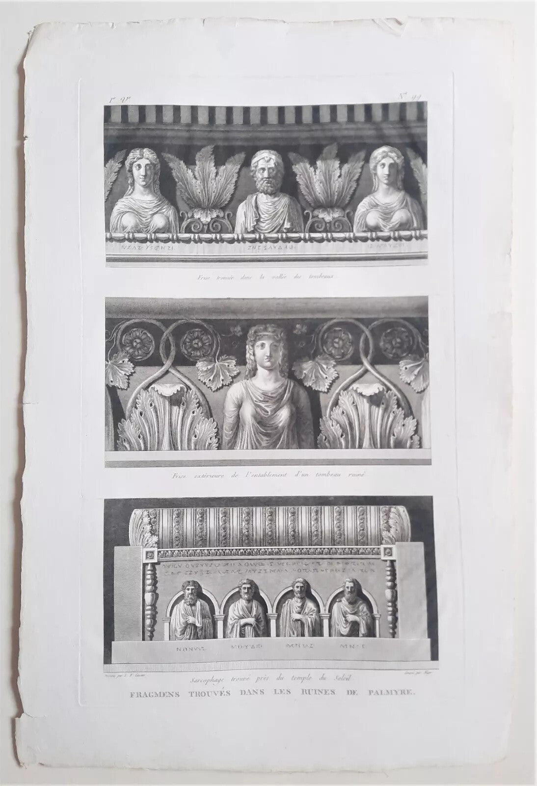 L-F CASSAS 12 grandes planches gravure Palmyre Syrie Neptune Arc Triomphe 1789