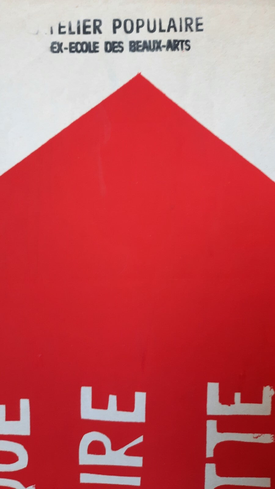 2 affiches Mai 1968 Renault n’a pas abdiqué 2 sérigraphies pochoir