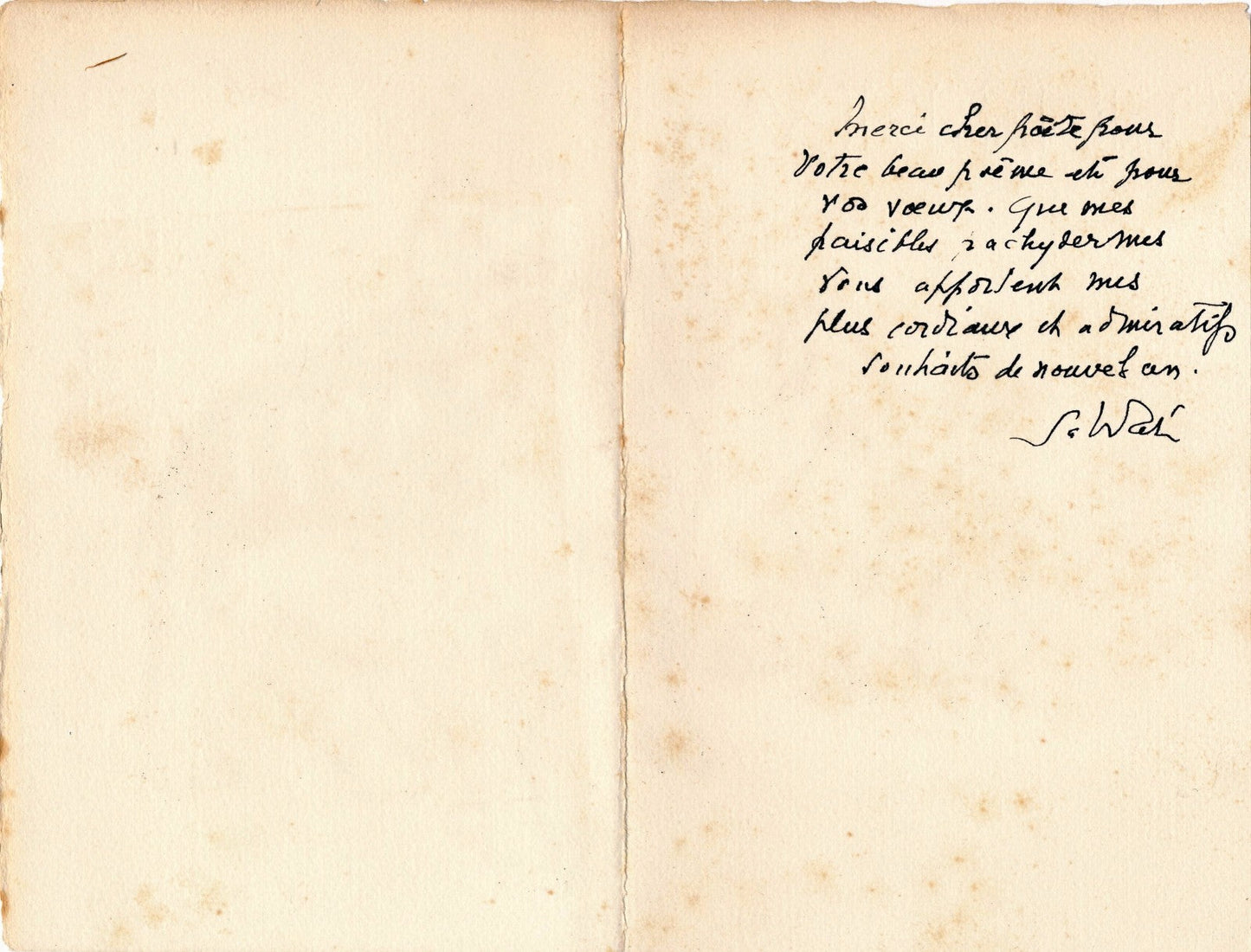 François Salvat lithographie origianle ET envoi autographe Amélie-les-Bains