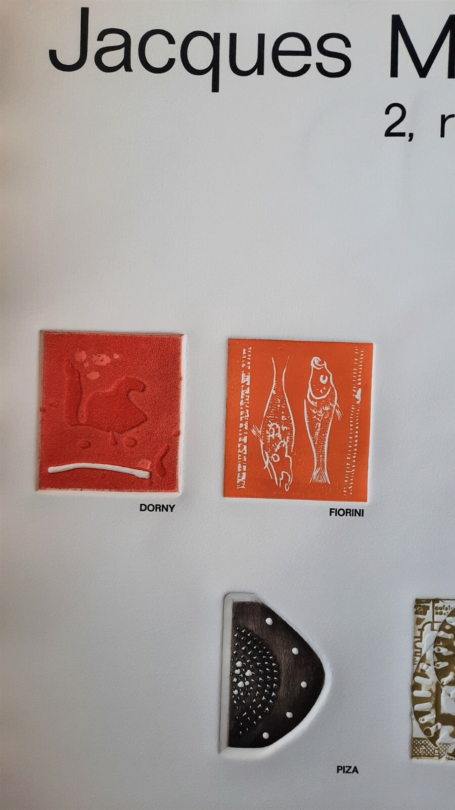 Fiorini Boni Piza Loutre B Dorny affiche gravures exposition Matarasso Nice 1974