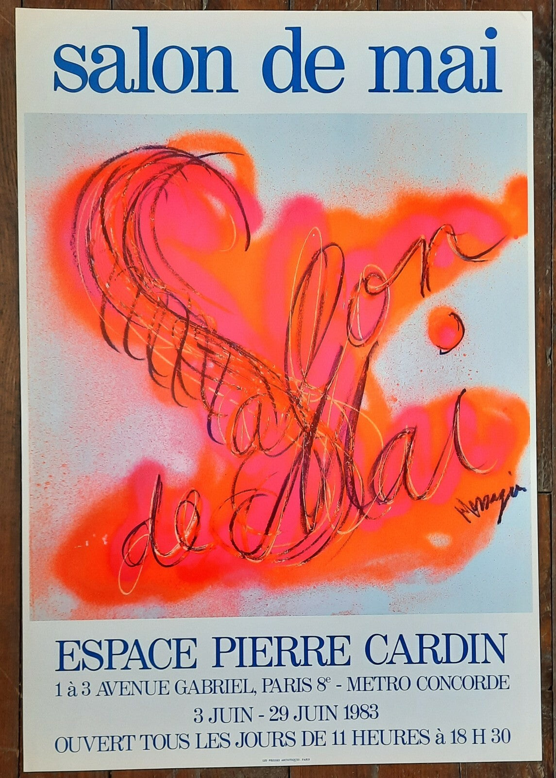 Salon de Mai lot 7 affiches lithographie Alechinsky Corneille Coutaud Pignon...