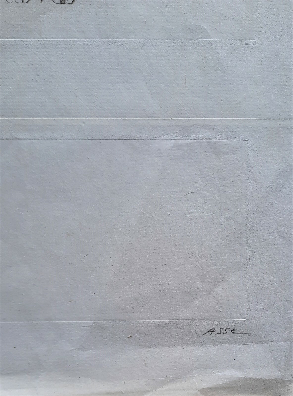 Geneviève ASSE 8 gravures au burin pour l'album Delphica sur une feuille signée