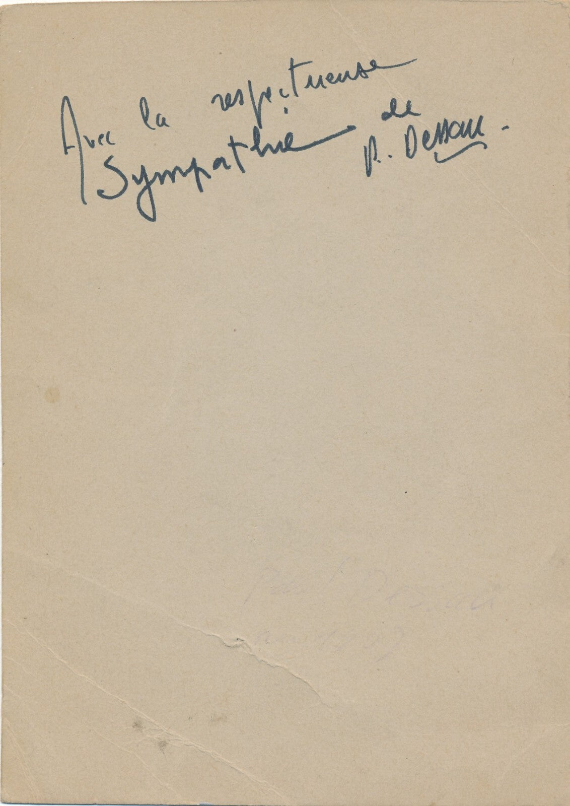 Paul Lucien DESSAU aquarelle gouache chien caniche signé