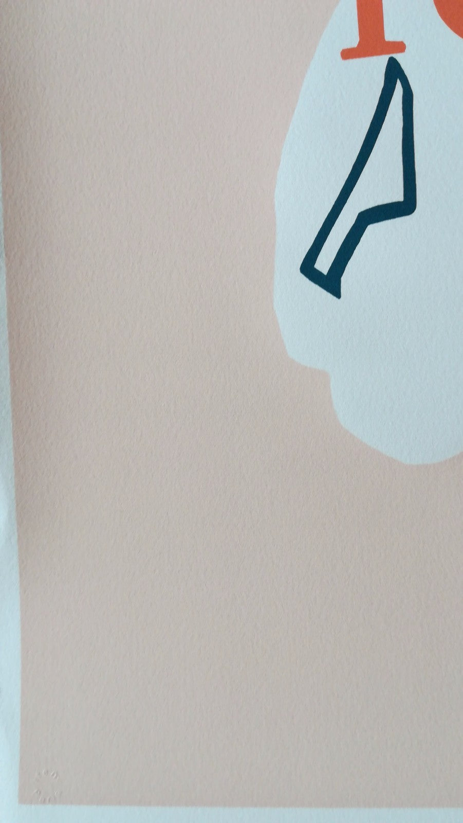 lithographie Jean-Michel Alberola numérotée signée Icône des populations 2006