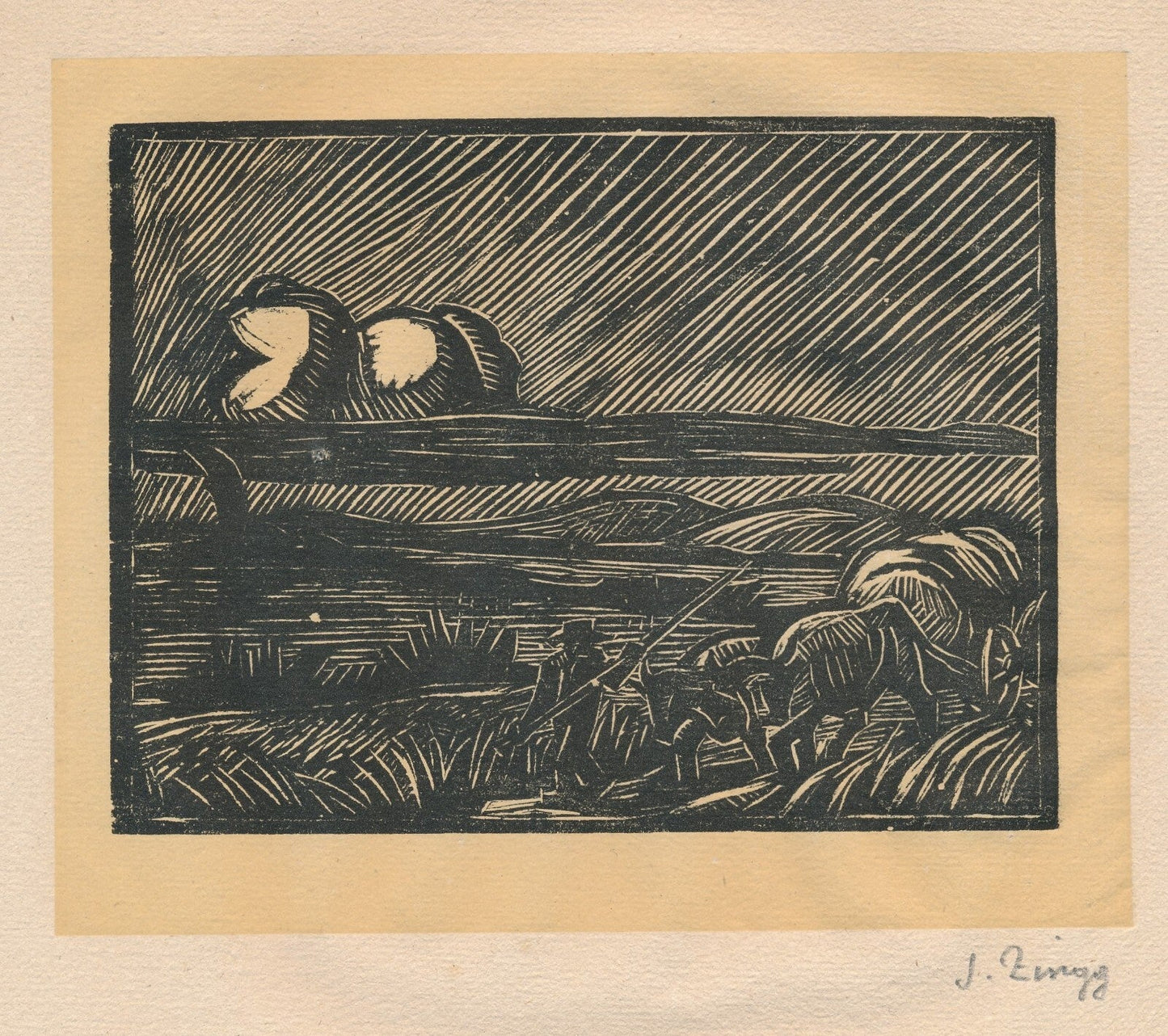 Jules Émile ZINGG graveur 12 gravures bois Léon-martin Louis‎ Tuvache tragédie