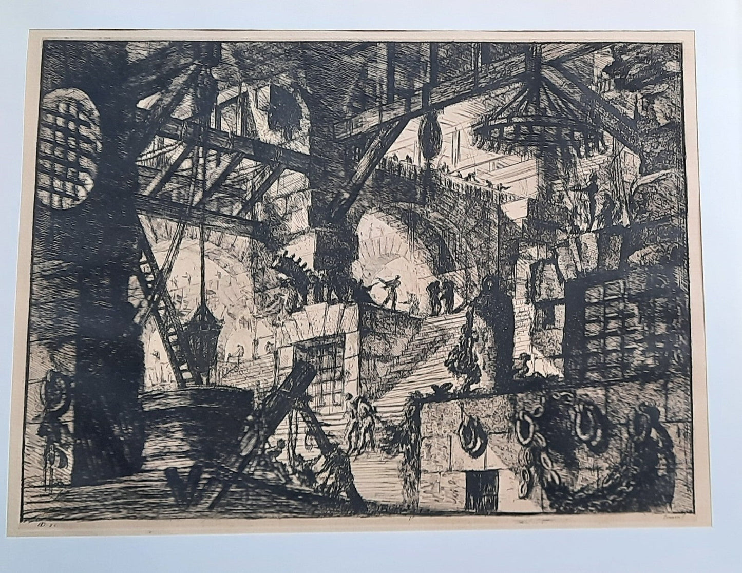Piranèse Puits Prisons imaginaires gravure 1961 Bracons-Duplesssis Piranesi