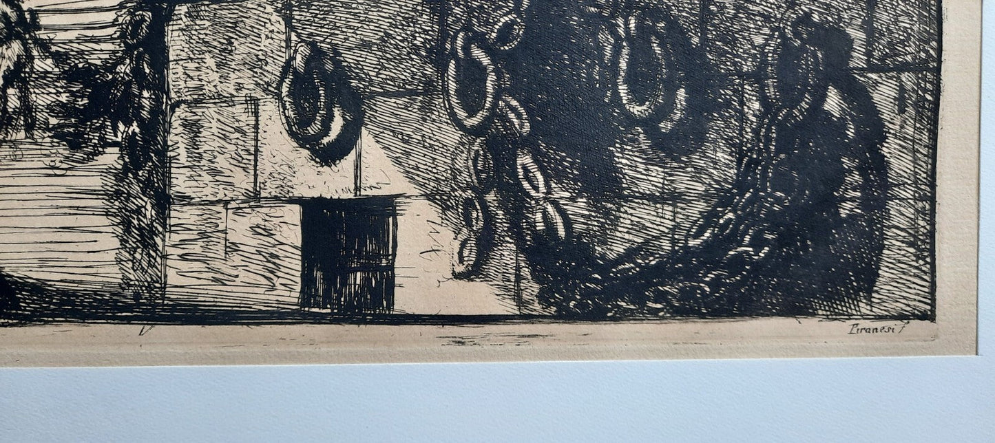 Piranèse Puits Prisons imaginaires gravure 1961 Bracons-Duplesssis Piranesi