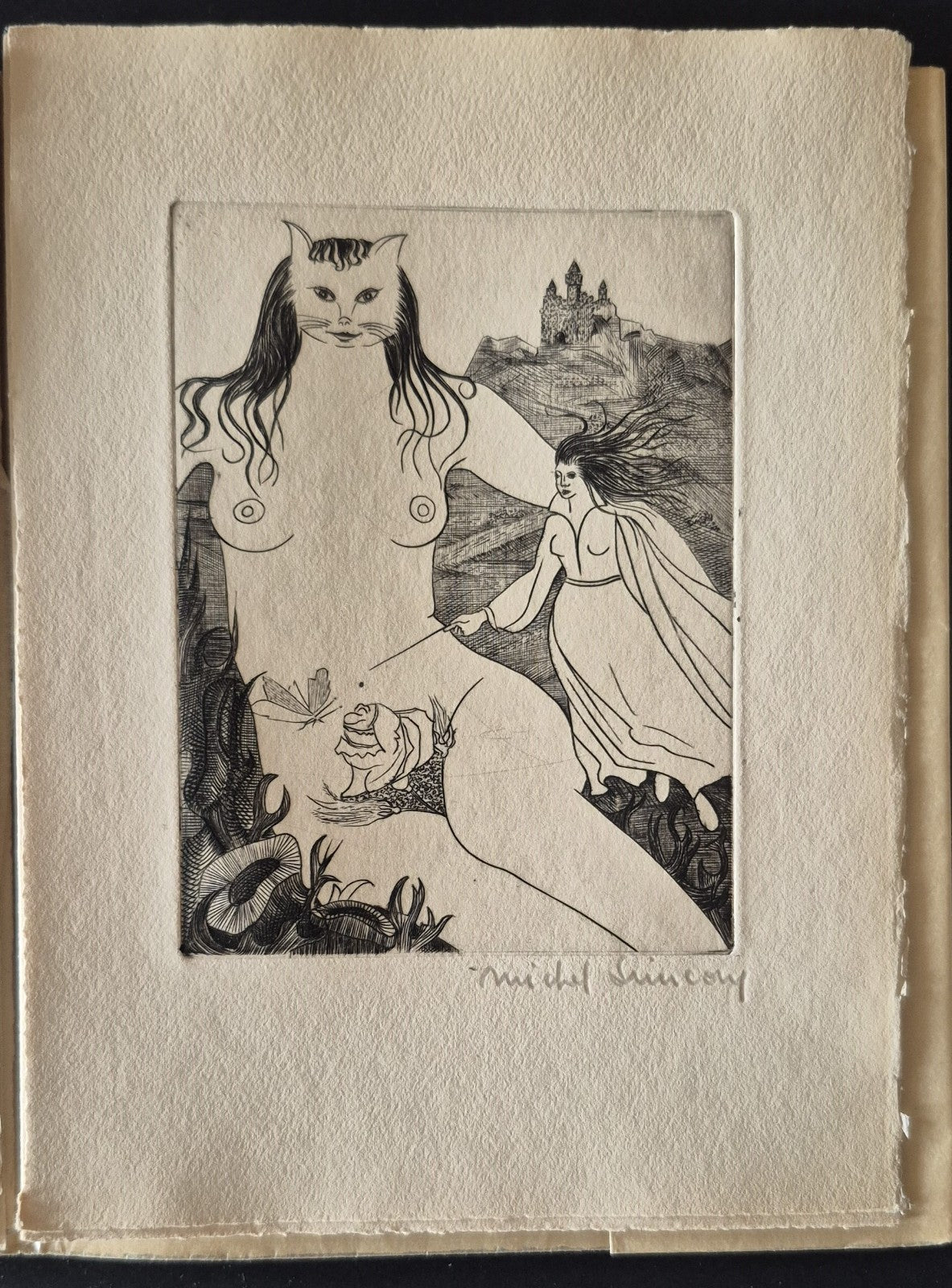 Pierre MORNAND Magie Le Soleil dans la tête surréalisme 8 gravures Avati Bardet