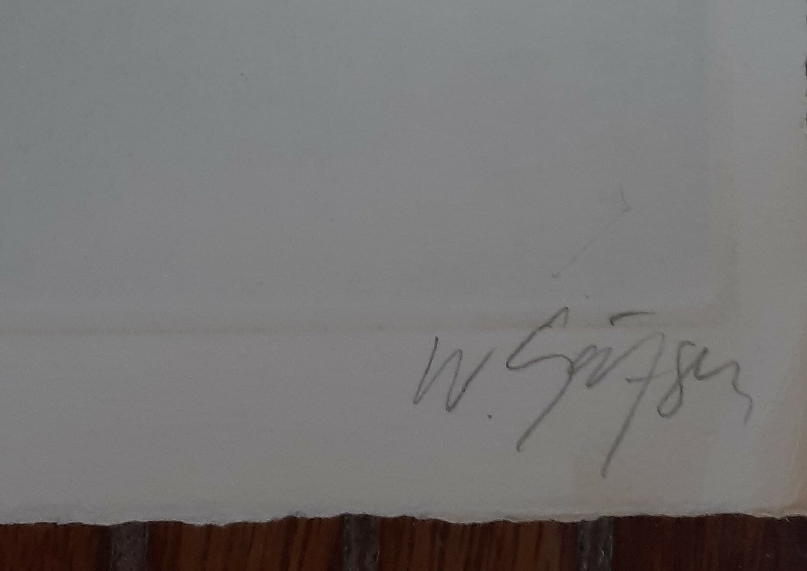 Wolfgang GÄFGEN gravure signée numérotée veste cuir fauteuil