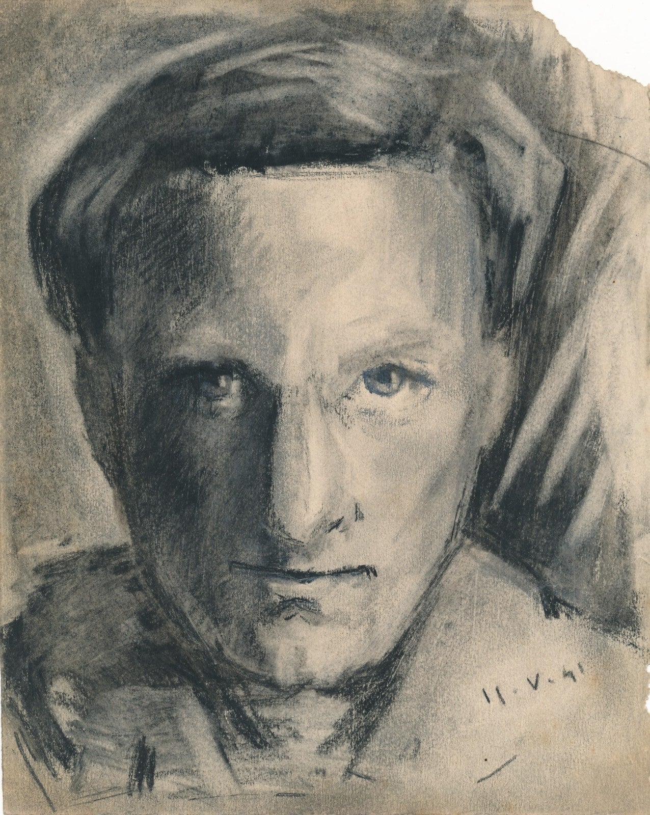 Joseph TERDJAN 2 dessin 1 signé mine de crayon 1 portrait Liban Arménie