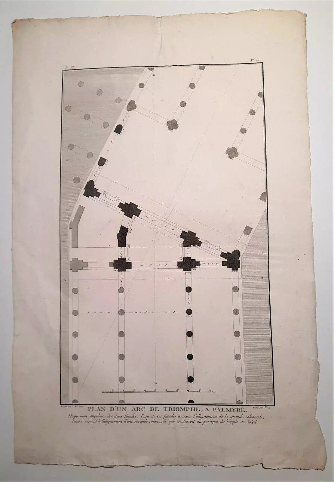 L-F CASSAS 12 grandes planches gravure Palmyre Syrie Neptune Arc Triomphe 1789