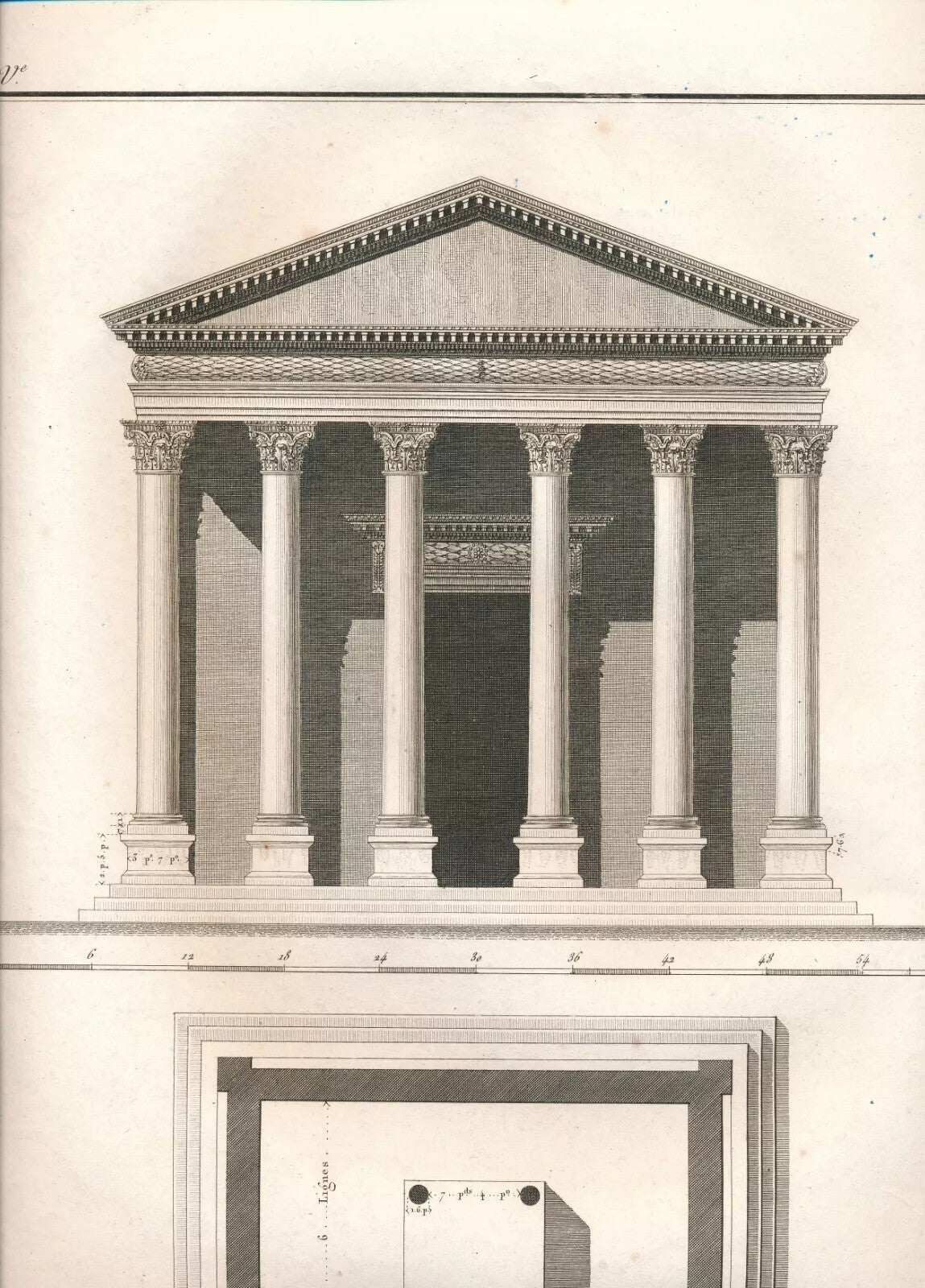 L-F CASSAS 12 grandes planches gravure Palmyre Syrie Neptune Arc Triomphe 1789