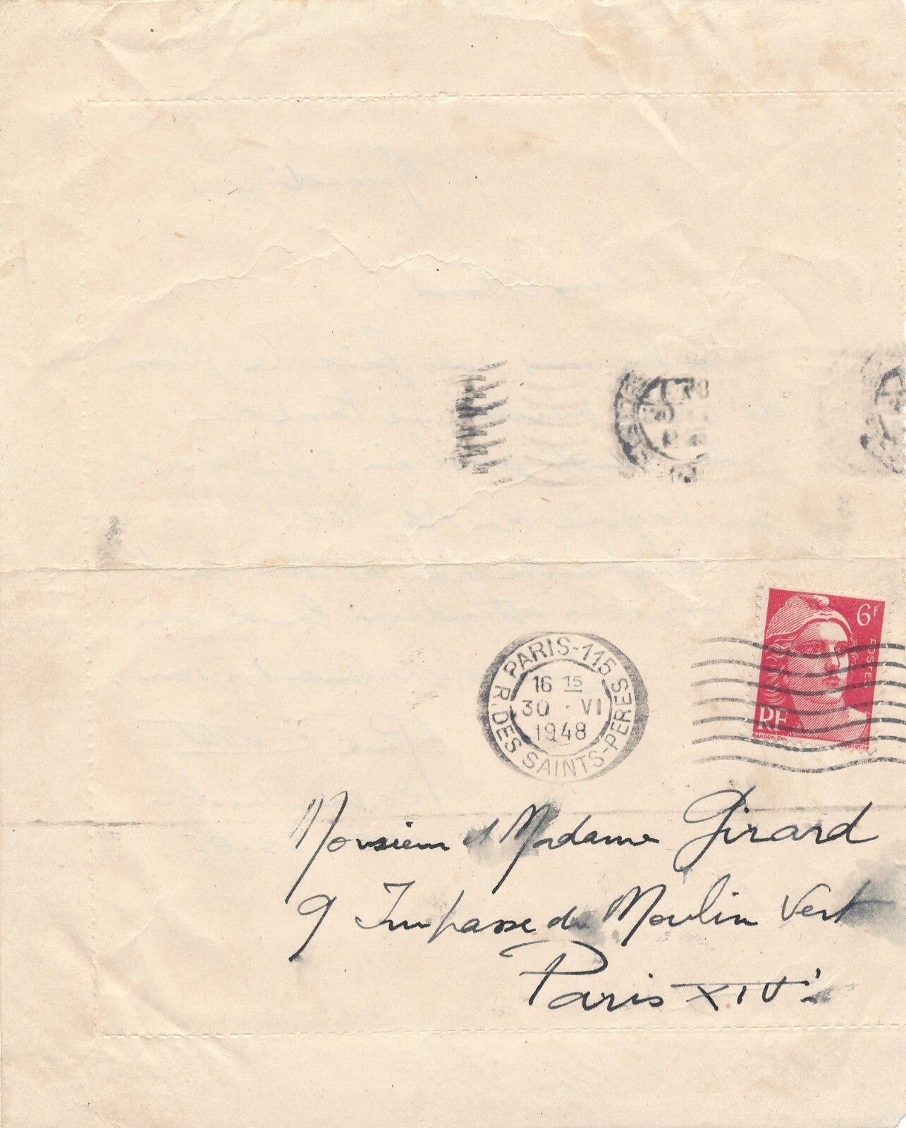 René COTTET : bel ensemblre 12 GRAVURES et 4 LETTRES AUTOGRAPHES et 2 CARTES