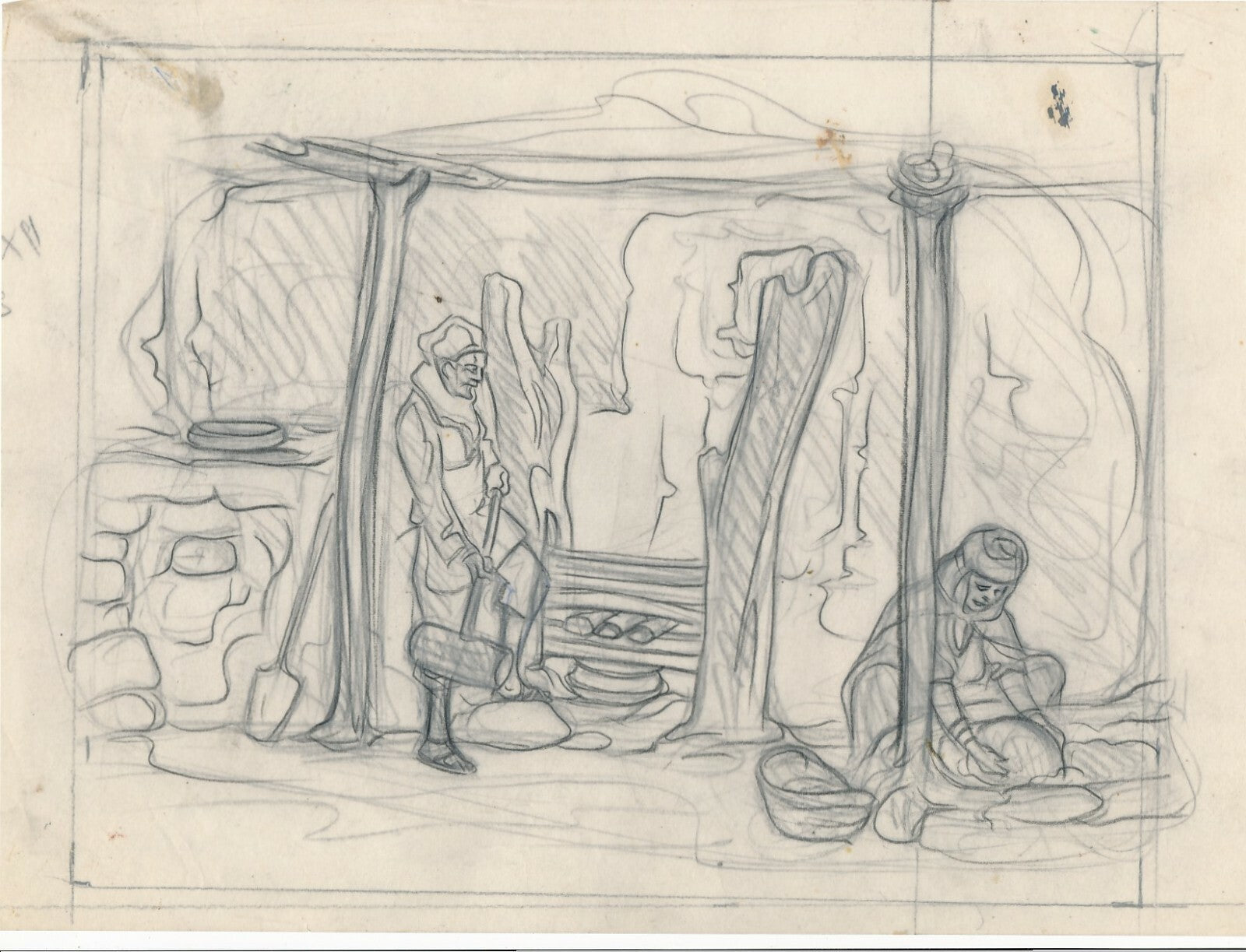 ALGÉRIE L'AURÈS BENJAMIN SARRAILLON Voyage à Rouffi photos négatifs dessins