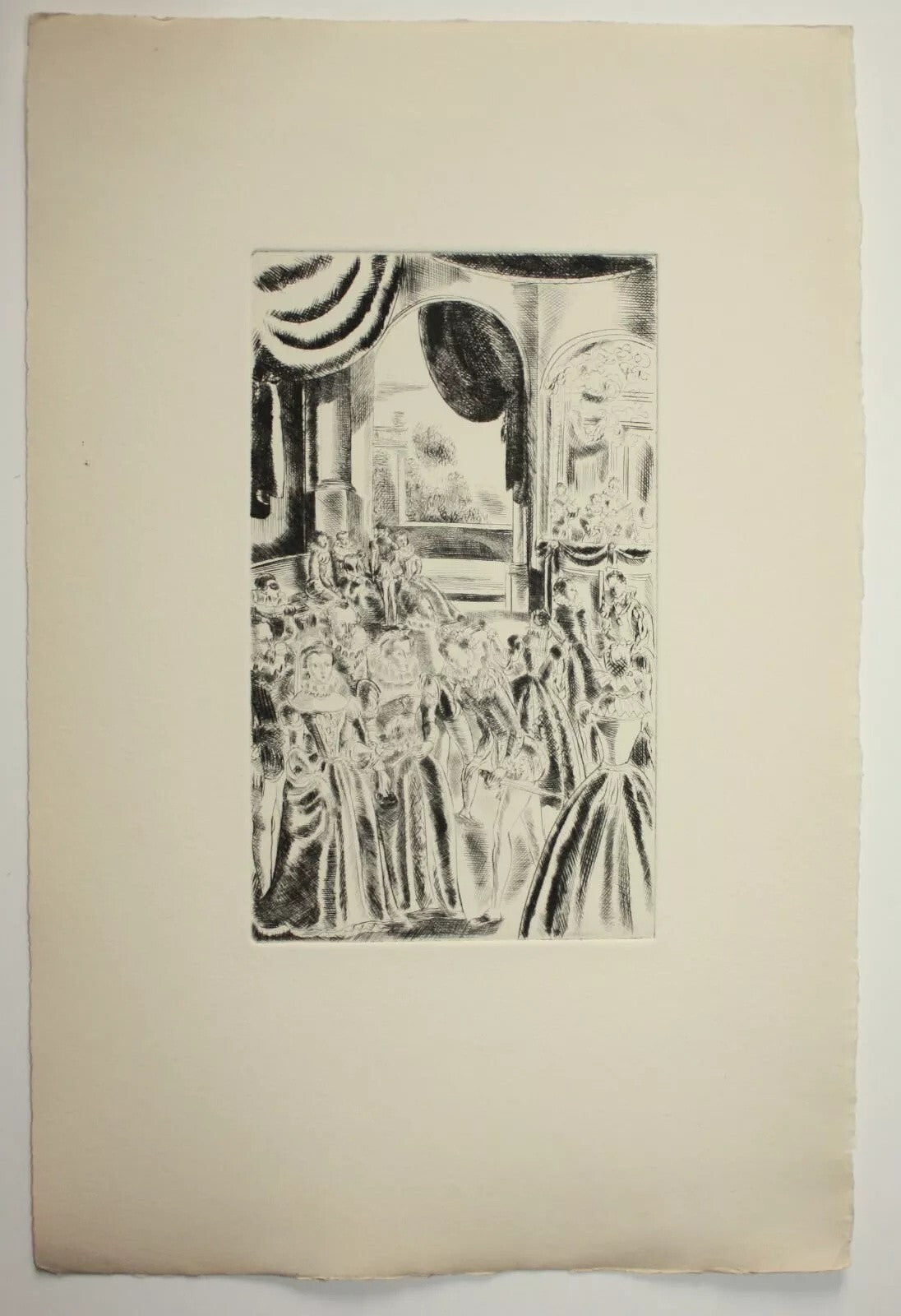 Hermine David 8 gravures non signées Princesse de Clèves version anglaise