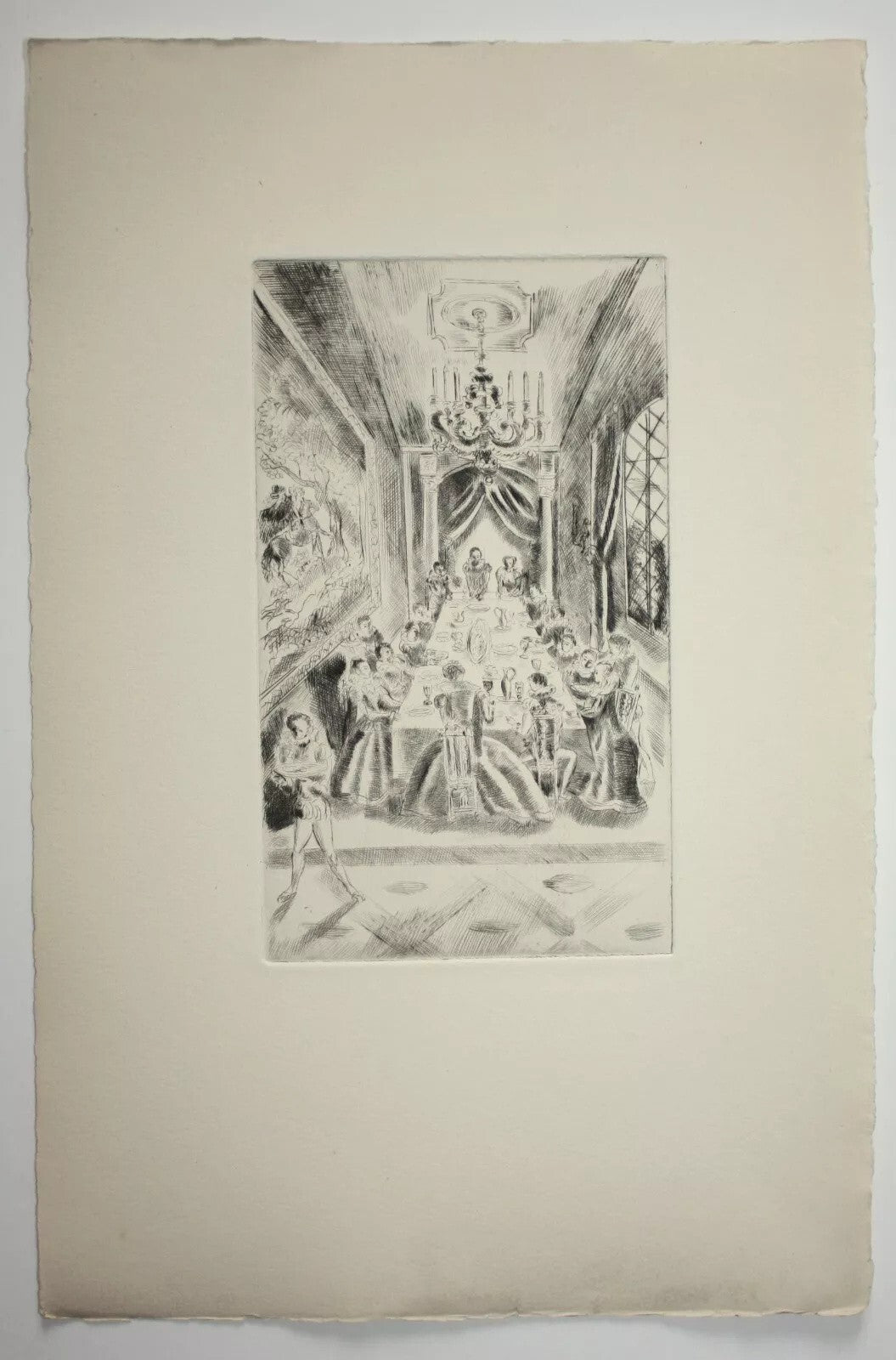 Hermine David 8 gravures non signées Princesse de Clèves version anglaise