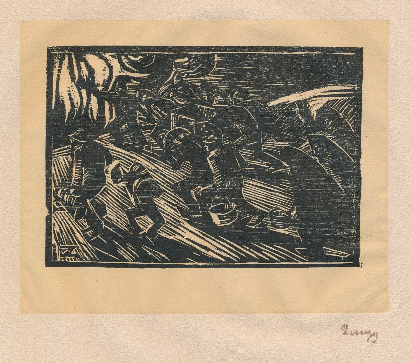 Jules Émile ZINGG graveur 12 gravures bois Léon-martin Louis‎ Tuvache tragédie