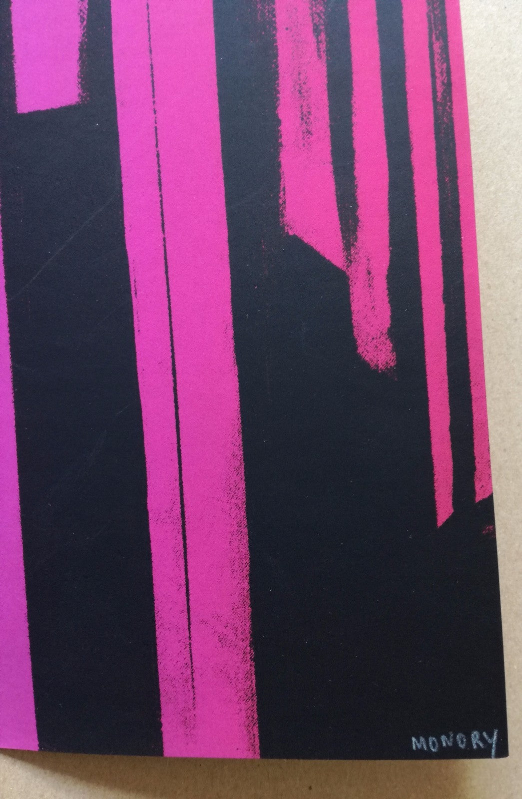 sérigraphie Jacques Monory Charles Autrand La Mort sans phrase 1968 Soleil noir