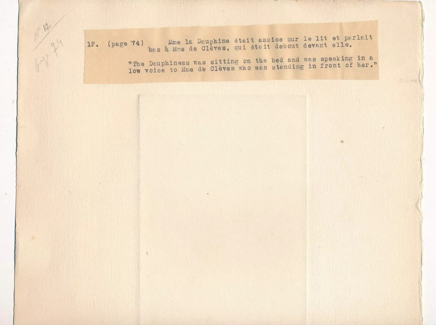 Hermine David 8 gravures non signées Princesse de Clèves version anglaise