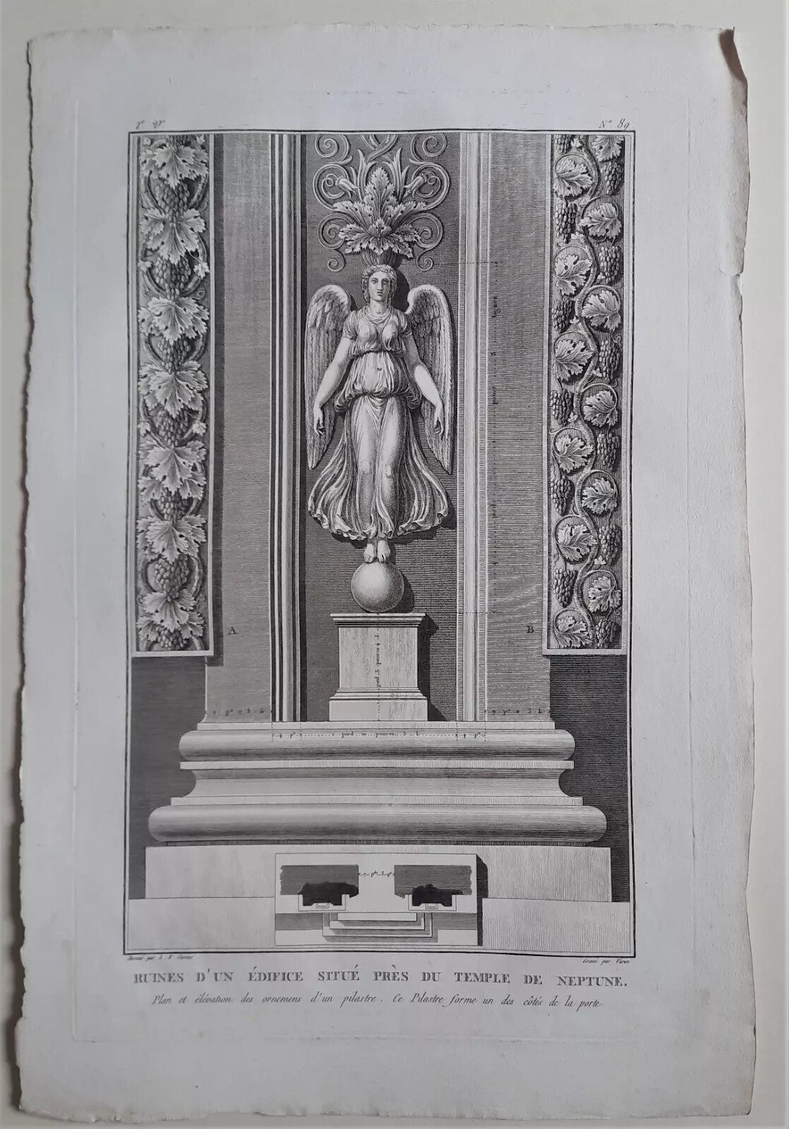 L-F CASSAS 12 grandes planches gravure Palmyre Syrie Neptune Arc Triomphe 1789