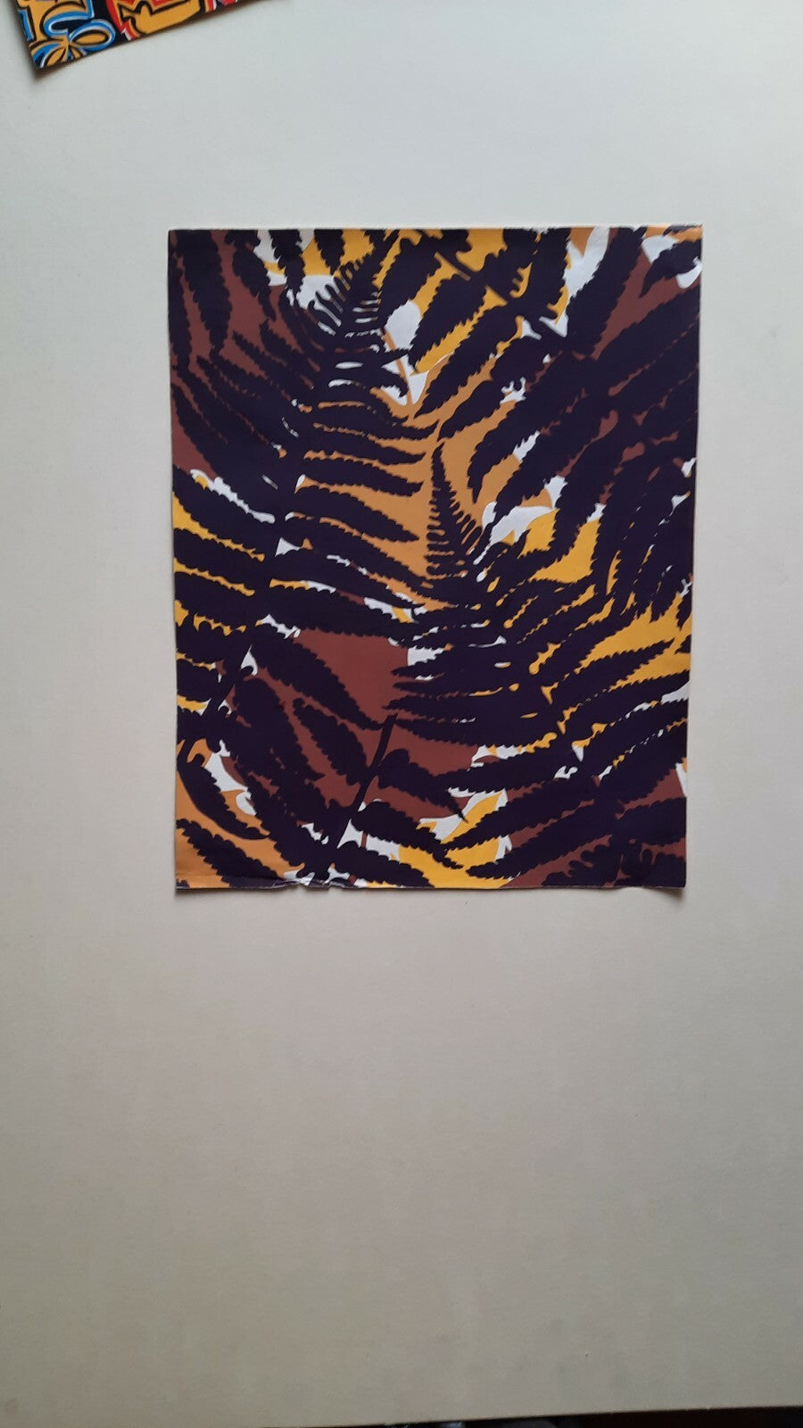 2 projets décor tapisserie ? textile ? vers 1940-1950 dessin gouache décoratif