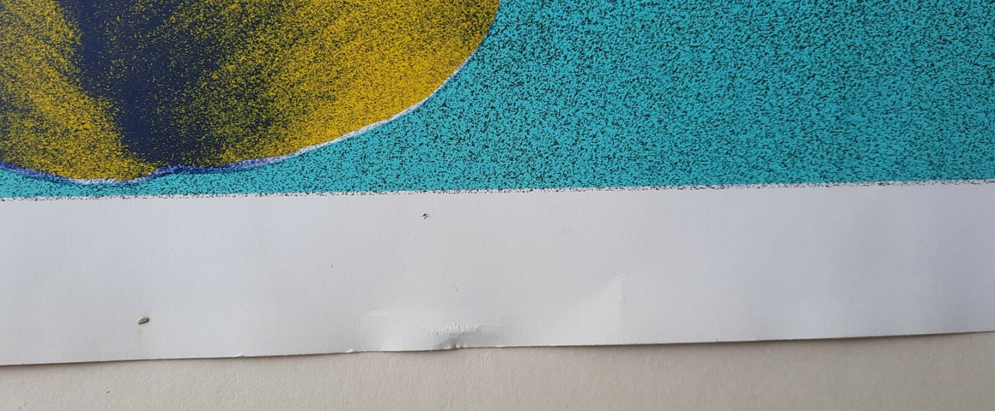 Gudmundur ERRO Sérigraphie signée et numérotée 81/100. Datée : 1971