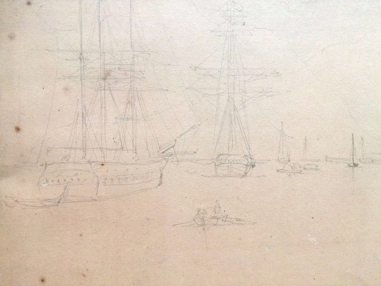 Aden Yemen port baie marine dessin anonyme 1854