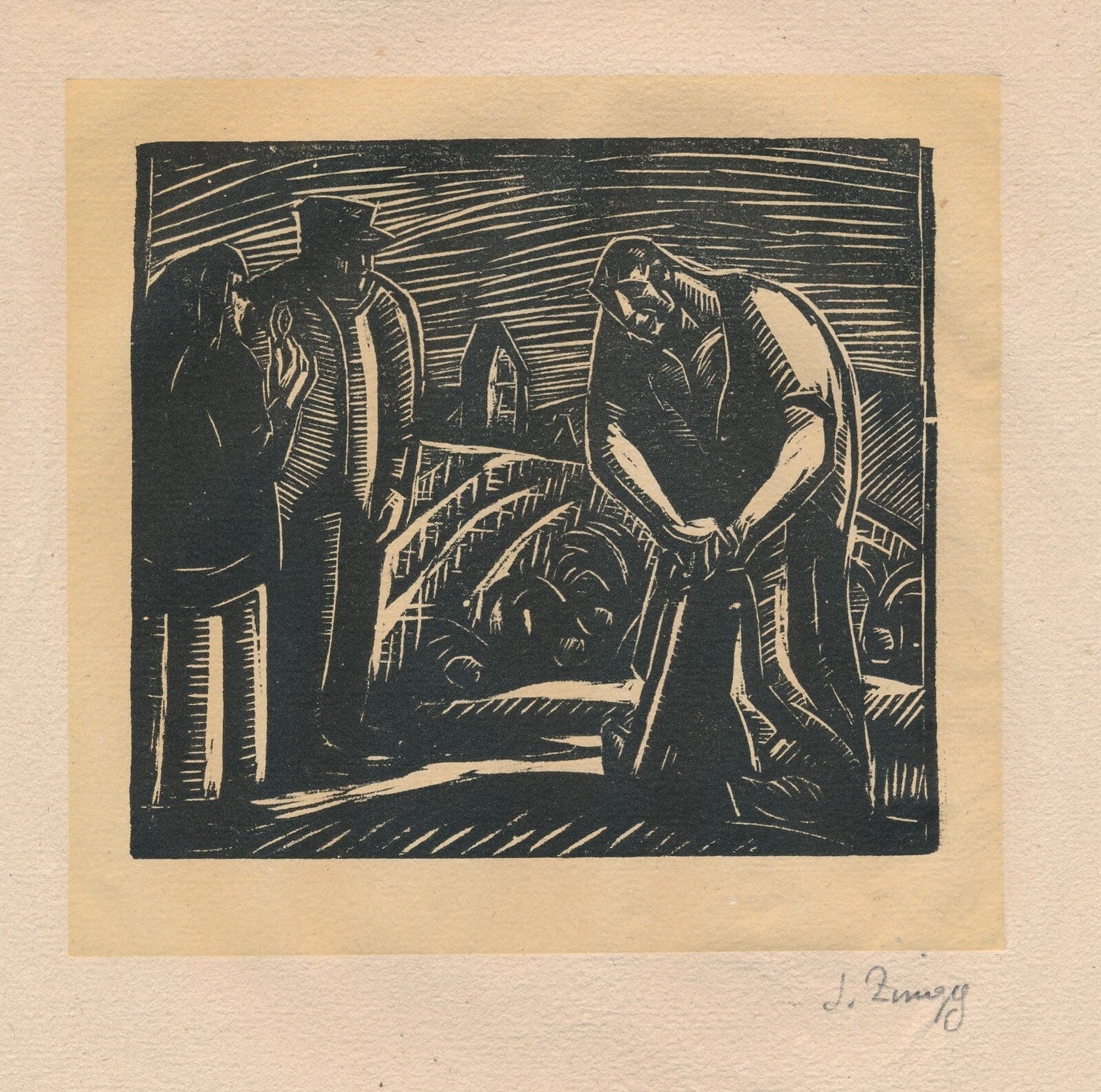 Jules Émile ZINGG graveur 12 gravures bois Léon-martin Louis‎ Tuvache tragédie