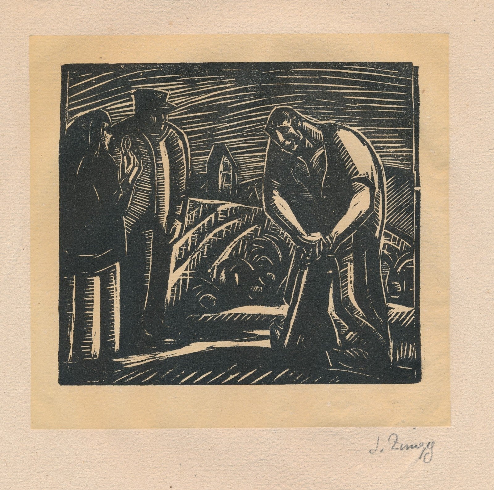 Jules Émile ZINGG graveur 12 gravures bois Léon-martin Louis‎ Tuvache tragédie