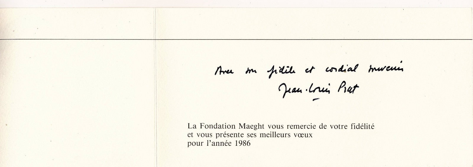 Joan Miró Lithographie originale Fondation Maeght 1986