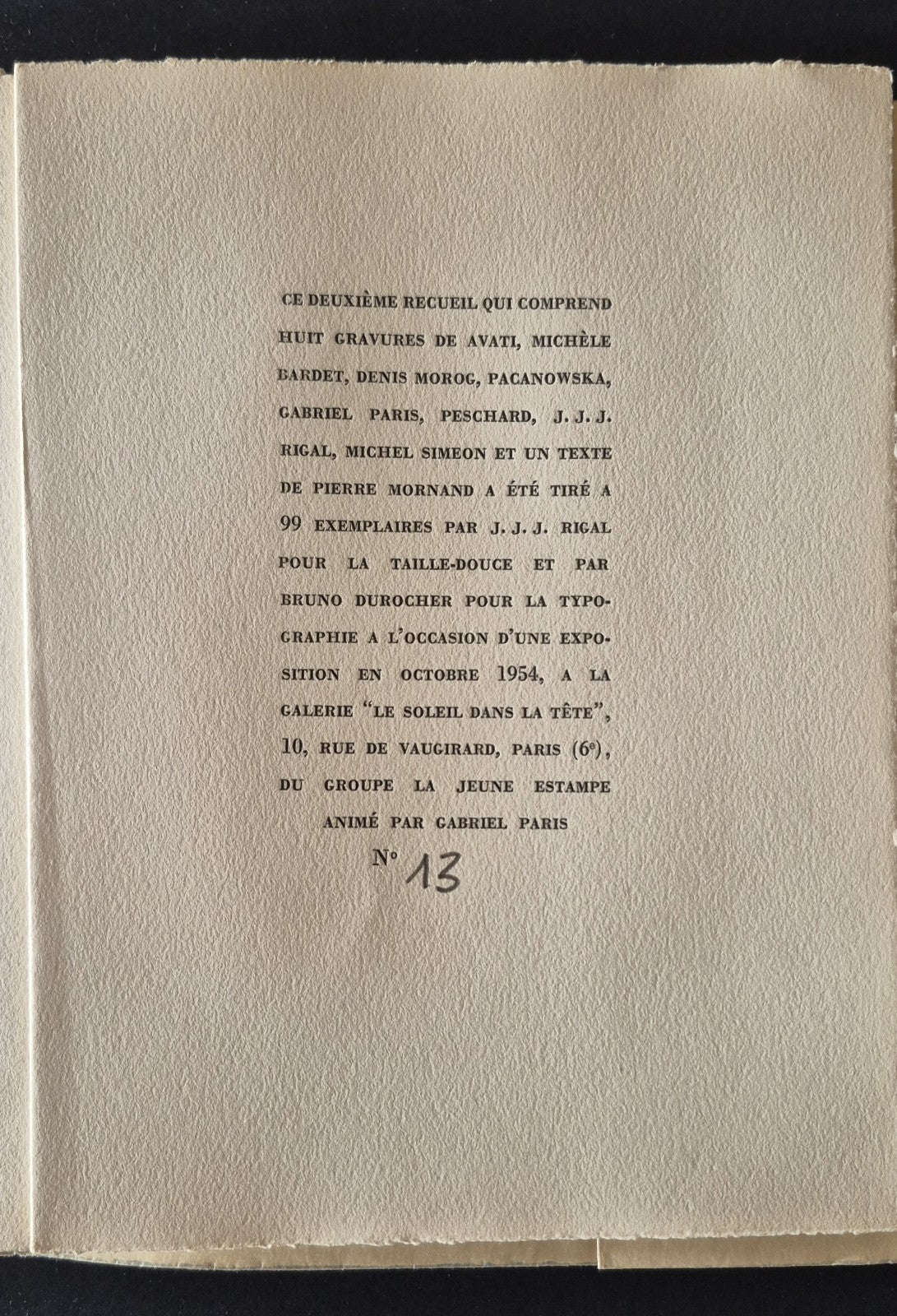 Pierre MORNAND Magie Le Soleil dans la tête surréalisme 8 gravures Avati Bardet