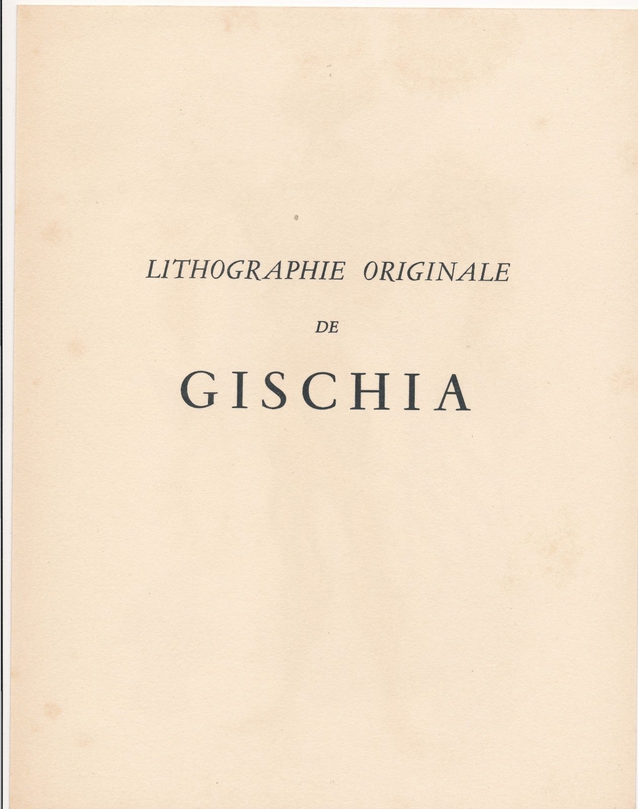 portfolio Coutaud Gishia Labisse Pignon 4 lithographies originales 1956 Théâtre