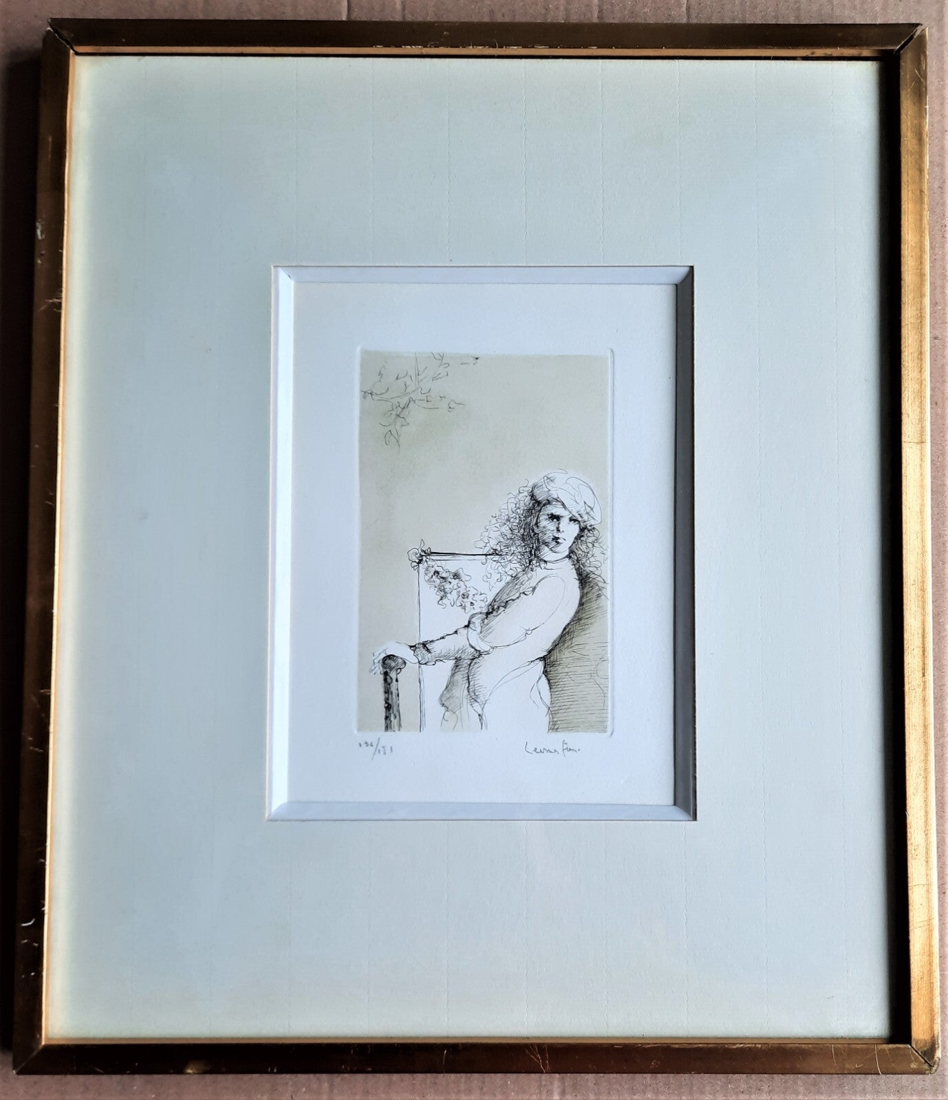 Leonor FINI 2 gravures orignales signées numérotées homme femme